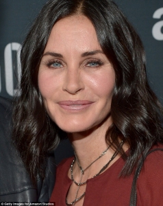 Courteney Cox too much lips, too much cheeks