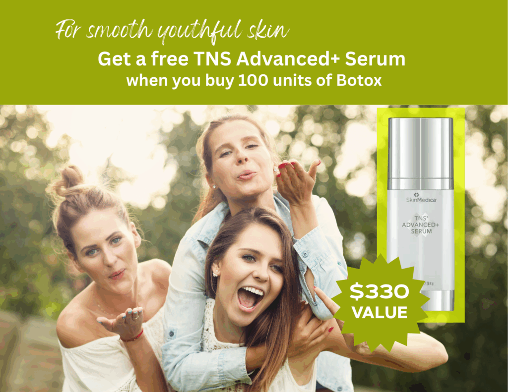 Free TNS Advanced + Serum when you buy 100 units of Botox